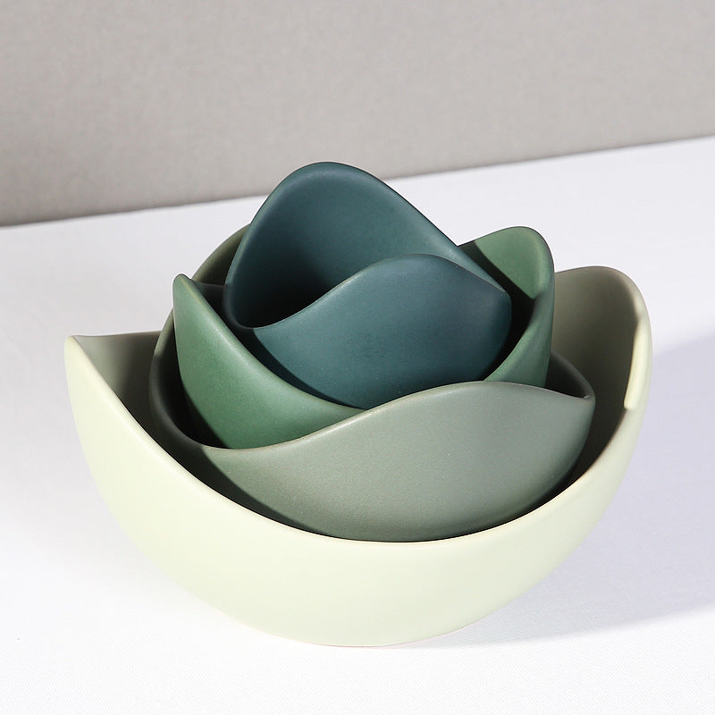 Buy Now | radhikaarmaanhomedecor | Ceramic lotus bowl